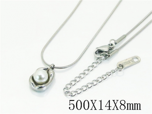 HY Wholesale Stainless Steel 316L Jewelry Popular Necklaces-HY59N0428LL
