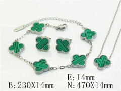 HY Wholesale Jewelry Set 316L Stainless Steel jewelry Set Fashion Jewelry-HY30S0136HIS