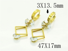 HY Wholesale Earrings 316L Stainless Steel Earrings Jewelry-HY89E0544OD