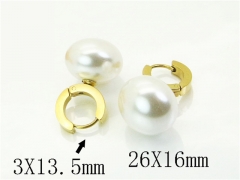 HY Wholesale Earrings 316L Stainless Steel Earrings Jewelry-HY89E0553OT