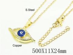 HY Wholesale Stainless Steel 316L Jewelry Popular Necklaces-HY54N0655AML