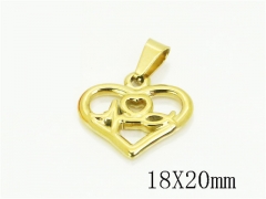 HY Wholesale Pendant Jewelry 316L Stainless Steel Jewelry Pendant-HY12P1876JD