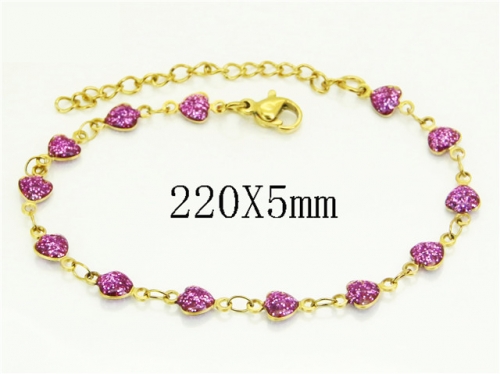 HY Wholesale Bracelets 316L Stainless Steel Jewelry Bracelets-HY53B0235KW