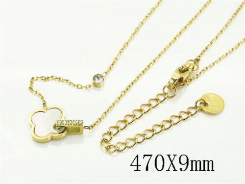 HY Wholesale Stainless Steel 316L Jewelry Popular Necklaces-HY30N0149PT
