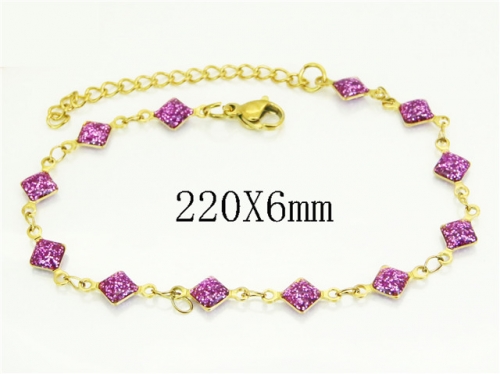HY Wholesale Bracelets 316L Stainless Steel Jewelry Bracelets-HY53B0227KV