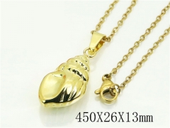 HY Wholesale Stainless Steel 316L Jewelry Popular Necklaces-HY74N0228NL