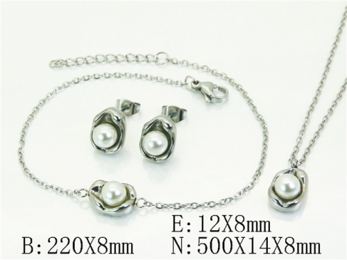 HY Wholesale Jewelry Set 316L Stainless Steel jewelry Set Fashion Jewelry-HY59S2550HRR