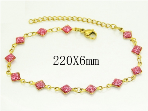 HY Wholesale Bracelets 316L Stainless Steel Jewelry Bracelets-HY53B0228KB