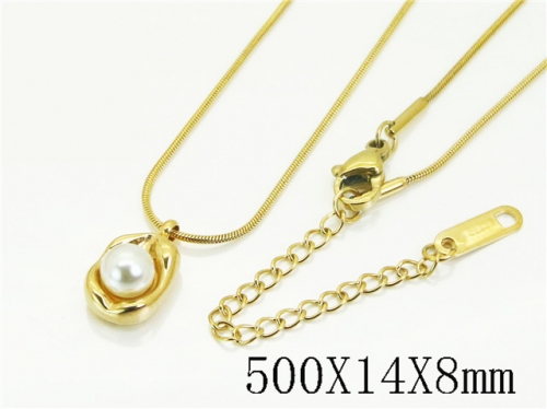 HY Wholesale Stainless Steel 316L Jewelry Popular Necklaces-HY59N0429ML