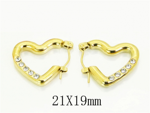 HY Wholesale Earrings 316L Stainless Steel Earrings Jewelry-HY12E0414ME
