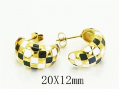 HY Wholesale Earrings 316L Stainless Steel Earrings Jewelry-HY80E1209OL