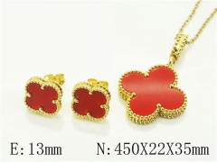 HY Wholesale Jewelry Set 316L Stainless Steel jewelry Set Fashion Jewelry-HY32S0157HOT