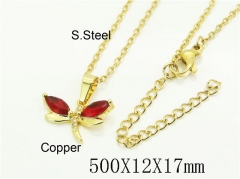 HY Wholesale Stainless Steel 316L Jewelry Popular Necklaces-HY54N0638FML