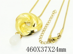 HY Wholesale Stainless Steel 316L Jewelry Popular Necklaces-HY92N0557HIW