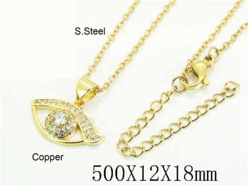HY Wholesale Stainless Steel 316L Jewelry Popular Necklaces-HY54N0656ZML