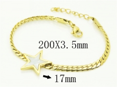 HY Wholesale Bracelets 316L Stainless Steel Jewelry Bracelets-HY34B0126CKO