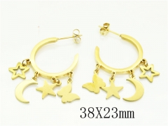 HY Wholesale Earrings 316L Stainless Steel Earrings Jewelry-HY80E1251ML
