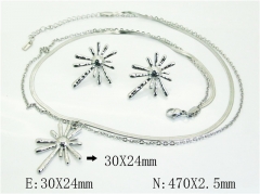 HY Wholesale Jewelry Set 316L Stainless Steel jewelry Set Fashion Jewelry-HY30S0111HJQ