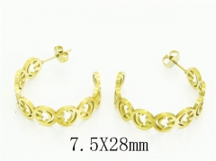 HY Wholesale Earrings 316L Stainless Steel Earrings Jewelry-HY89E0567OT