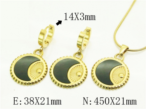 HY Wholesale Jewelry Set 316L Stainless Steel jewelry Set Fashion Jewelry-HY32S0146HKR