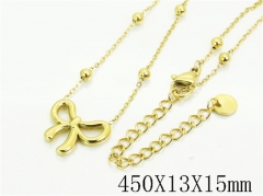 HY Wholesale Stainless Steel 316L Jewelry Popular Necklaces-HY30N0156HXX