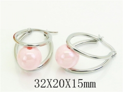 HY Wholesale Earrings 316L Stainless Steel Earrings Jewelry-HY05E2201ELL