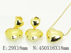 HY Wholesale Jewelry Set 316L Stainless Steel jewelry Set Fashion Jewelry-HY45S0123HNA
