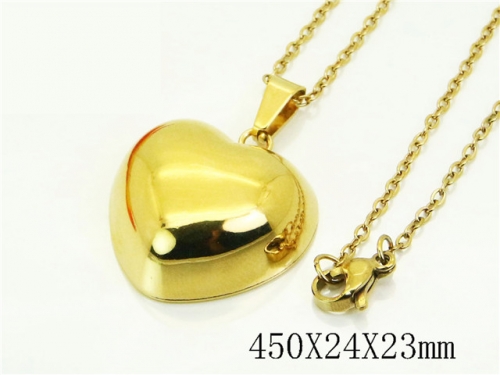 HY Wholesale Stainless Steel 316L Jewelry Popular Necklaces-HY74N0227OL