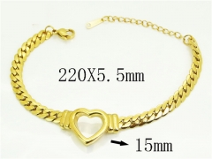 HY Wholesale Bracelets 316L Stainless Steel Jewelry Bracelets-HY02B0066HAA