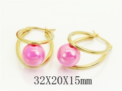 HY Wholesale Earrings 316L Stainless Steel Earrings Jewelry-HY05E2206NT