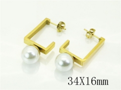 HY Wholesale Earrings 316L Stainless Steel Earrings Jewelry-HY89E0541OZ