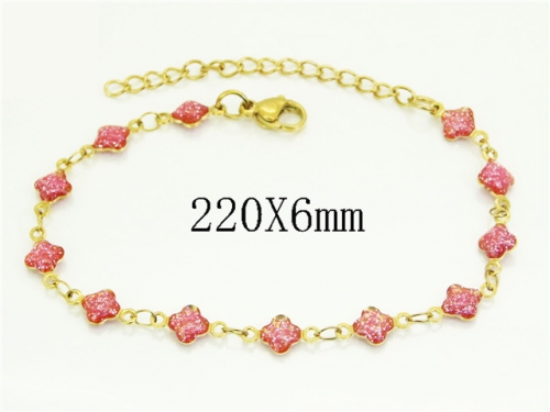 HY Wholesale Bracelets 316L Stainless Steel Jewelry Bracelets-HY53B0221KQ