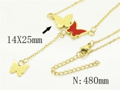 HY Wholesale Stainless Steel 316L Jewelry Popular Necklaces-HY92N0550LC