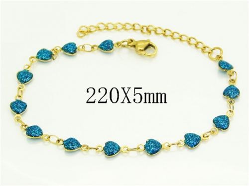 HY Wholesale Bracelets 316L Stainless Steel Jewelry Bracelets-HY53B0233KA