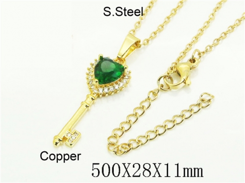 HY Wholesale Stainless Steel 316L Jewelry Popular Necklaces-HY54N0639SML