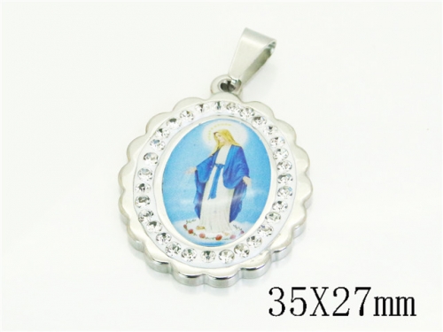 HY Wholesale Pendant Jewelry 316L Stainless Steel Jewelry Pendant-HY12P1887KY