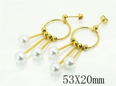 HY Wholesale Earrings 316L Stainless Steel Earrings Jewelry-HY89E0537OB