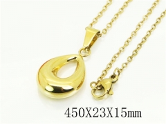 HY Wholesale Stainless Steel 316L Jewelry Popular Necklaces-HY74N0210OL