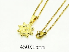 HY Wholesale Stainless Steel 316L Jewelry Popular Necklaces-HY74N0234KO