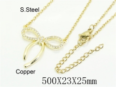 HY Wholesale Stainless Steel 316L Jewelry Popular Necklaces-HY54N0620DML