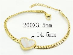 HY Wholesale Bracelets 316L Stainless Steel Jewelry Bracelets-HY34B0121KO