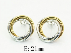 HY Wholesale Earrings 316L Stainless Steel Earrings Jewelry-HY80E1238LS