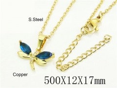 HY Wholesale Stainless Steel 316L Jewelry Popular Necklaces-HY54N0637ZML