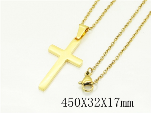 HY Wholesale Stainless Steel 316L Jewelry Popular Necklaces-HY81N0452LE