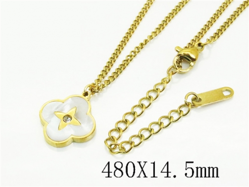 HY Wholesale Stainless Steel 316L Jewelry Popular Necklaces-HY80N0952JL