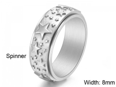 HY Wholesale Rings Jewelry 316L Stainless Steel Jewelry Rings-HY0156R0343