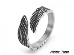 HY Wholesale Rings Jewelry 316L Stainless Steel Jewelry Rings-HY0156R0016