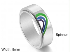 HY Wholesale Rings Jewelry 316L Stainless Steel Jewelry Rings-HY0156R0332