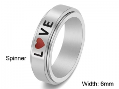 HY Wholesale Rings Jewelry 316L Stainless Steel Jewelry Rings-HY0156R0431