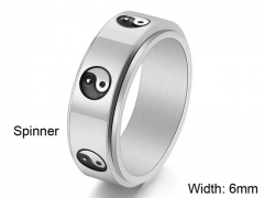 HY Wholesale Rings Jewelry 316L Stainless Steel Jewelry Rings-HY0156R0392